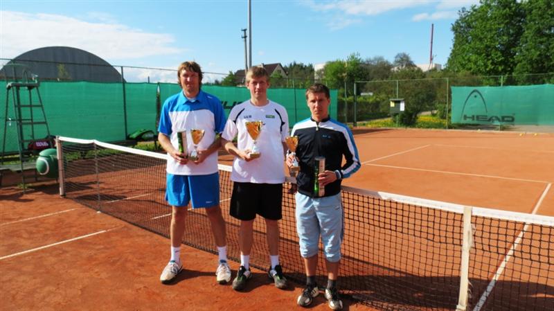 Turnyro nugalėtojai (iš kiarės) Rolandas Glasinskas (II vieta), Vaidas Bielinis (I vieta), Paulius Budrys (III vieta)